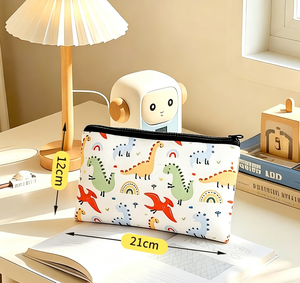 Fast Shipment Canvas Storage <b>Bag</b> Pen Case Simple Style Primary Secondary Students Pencil <b>Bag</b> for Training Promotion - Product Image 1