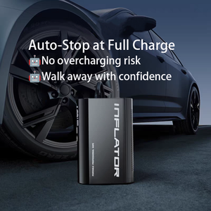 Tomavor pompa kompresor udara ABS portabel, pengukur tekanan Digital Inflator ban untuk ban mobil Nitrogen - Product Image 3