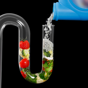Sblocco del tubo in polvere per uso domestico per WC da cucina apriscatole per dragaggio pulizia lavello idraulico e pulitore di scarico - Product Image 6