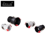 DGLUX 2023 nouveau Design Mini Spot LED rond en aluminium noir et blanc pour maison hôtel 3w 5w