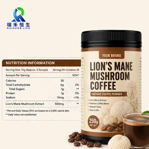 Polvo de Café Instantáneo de Melena de León para Mejorar la Claridad Mental y Aliviar la Lentitud Mental - Product Image 2