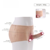 Hohler Penis-Slip-Dildo für Erwachsene, Weibliche Masturbation, Sexspielzeug, Silikon, Realistischer Strap-On, Große Dildos für Männer, Frauen, Lesben YSR-A04-W