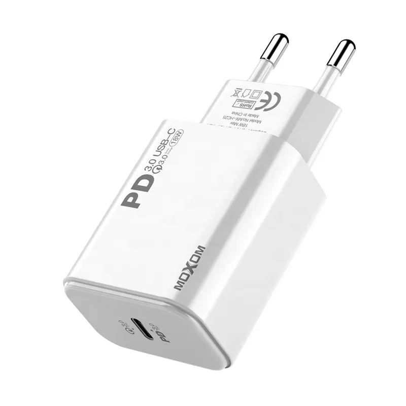 MOXOM USB Type C Lader 18W met Power Levering PowerPort Snelheid PD 30 voor MacBook iPad Pro 2018 iPhone XS