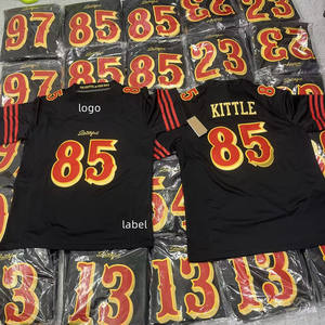 2025 Nieuwe Stijlen Hot Selling Zomer Hoge Kwaliteit American Football Shirts 49ers Team Shirts Heren Borduurwerk Shirts - Product Image 5