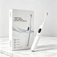 Nouveaux Produits 2025 – Kit de Blanchiment Dentaire avec 4 Têtes de Brosse, Brosse à Dents Électrique Sonique Vibrante Intelligente Portable avec Écran LCD