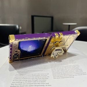 Funda Protectora para Móvil con Diseño de Mariposa para <span class=keywords><strong>Samsung</strong></span> Galaxy <span class=keywords><strong>Z</strong></span> <span class=keywords><strong>Flip</strong></span> 7 6 5 4 ZFlip <span class=keywords><strong>3</strong></span>, con Soporte de Diamantes, Antigolpes - Product Image 3