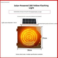 Écran d'affichage LED solaire jaune clignotant, étanche IP65, pour la construction routière, la sécurité routière, les évacuations d'urgence