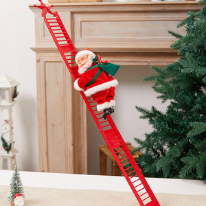 Papá Noel Musical <span class=keywords><strong>El</strong></span>éctrico que Sube la Escalera, Decoración Navideña Colgante, Adornos para <span class=keywords><strong>el</strong></span> Hogar, Mini Modelo, Decoración para <span class=keywords><strong>el</strong></span> Hogar, Regalos de Año Nuevo - Product Image 4