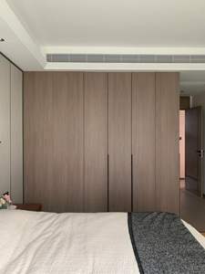Home Bedroom Modern Simple Storage Solid Wood <b>Cabinet</b> Economical <b>Sliding</b> <b>Door</b> Wardrobe - Product Image 2