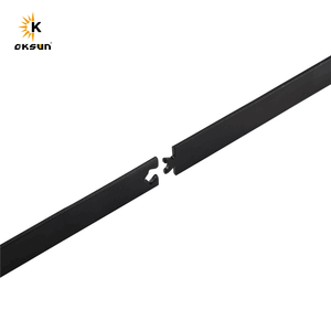 Oksun Oem/odm personnalisation système de <span class=keywords><strong>Rail</strong></span> de porte de grange décorative pour la maison Kits de quincaillerie pour porte de grange coulissante en acier au carbone - Product Image 6