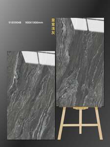 Carreau <span class=keywords><strong>de</strong></span> marbre gris luxueux 60x120 cm Design moderne pour l'intérieur pour la <span class=keywords><strong>salle</strong></span> <span class=keywords><strong>de</strong></span> <span class=keywords><strong>bain</strong></span> hôtel salon chambre murs - Product Image 4