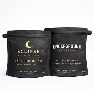 ซองซิปล็อคแบบตั้งได้รูปทรงพิเศษสำหรับบรรจุชา กาแฟ ผงอาหาร อาหารสัตว์เลี้ยง อาหารกระป๋อง ทำจากไมลาร์  รับผลิตตามแบบที่ต้องการ - Product Image 2