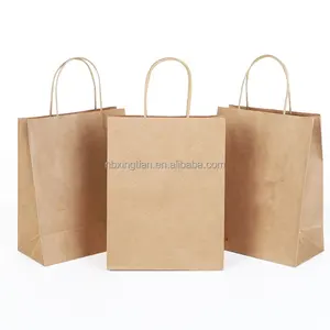 ブラウンペーパーバッグミックスサイズ100% リサイクル可能なバルクパッケージショッピングバッグクラフトギフトペーパーバッグ商品用