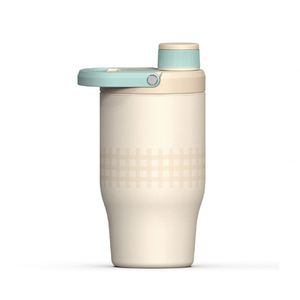 Vaso Deportivo de Acero Inoxidable de 24 Onzas, Doble Pared, Aislamiento al Vacío, Tapa Hermética, Asa, Aislamiento Térmico de 24-36 Horas, para Gimnasio - Product Image 3
