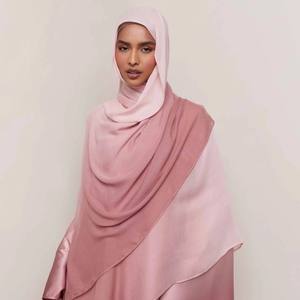 Listo para enviar Premium Ombre mujeres musulmanas 60g Modal Tie-dye bufanda Hijbs suave transpirable Hijabs - Product Image 2