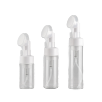 Flacon pompe à lotion PET de 43 mm de diamètre, distributeur pour nettoyant visage, mousse corporelle