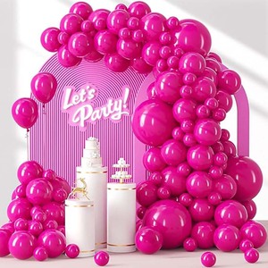 Kit d'arche de ballons rose bonbon <span class=keywords><strong>pas</strong></span> <span class=keywords><strong>cher</strong></span> pour les décorations de fête de bébé <span class=keywords><strong>princesse</strong></span>, fournitures de fête pour les décorations de 16e <span class=keywords><strong>anniversaire</strong></span> - Product Image 1