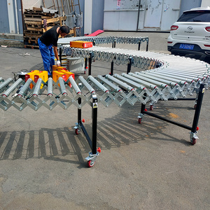 Transportador de Rodillos Motorizado de Acero al Carbono Galvanizado para Transporte de Cartones, Transportador de Rodillos de Acero Inoxidable - Product Image 1