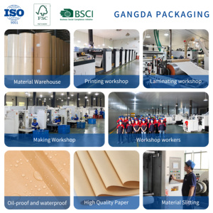 Bolsa <span class=keywords><strong>grande</strong></span> <span class=keywords><strong>de</strong></span> papel Kraft para pan con ventana frontal transparente Lata Tie Tab Lock Coffee Cookie Treat Brown Bakery Bolsas <span class=keywords><strong>de</strong></span> embalaje - Product Image 5