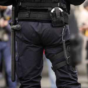 PTG tattico borsellino aperto MOLLE fondina adatta aspip ingranaggio ad alta velocità manette tattico Cordura in Nylon borsellino - Product Image 6