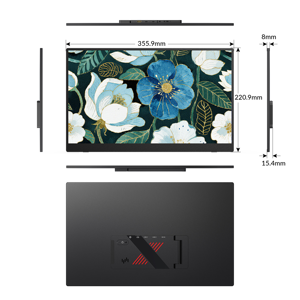 Moniteur portable de jeu de 15,6 pouces FHD 1080P IPS avec housse intelligente pour ordinateur portable, téléphone, <span class=keywords><strong>PC</strong></span>, Xbox - Product Image 2