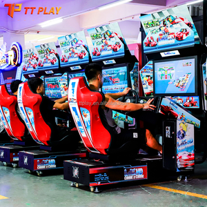 Kit de jeu d'arcade de course automobile Outrun de 32 pouces, simulateur de conduite, jeu vidéo de course automobile à un joueur - Product Image 1