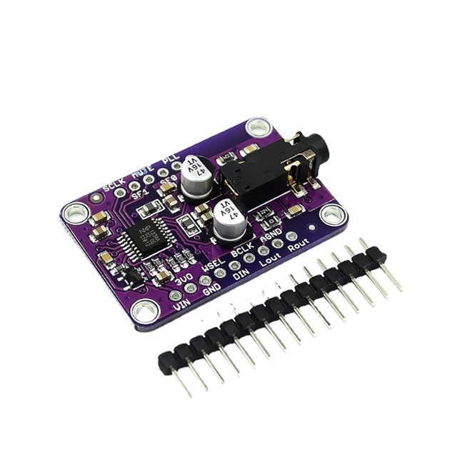 UDA1334A I2S DAC Audio Stereo Decoder Module Board 1334 DAC Module for Arduino 3.3V-5V High Performance ICs Product