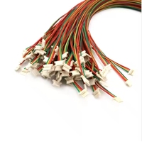 Tùy chỉnh JST XH Cáp 1.0 2.0 2.54 mét Pitch 2 3 4 5 6 7 8 9 10 Pin nối nam nữ ZH PH XH Molex JST dây nịt dây điện
