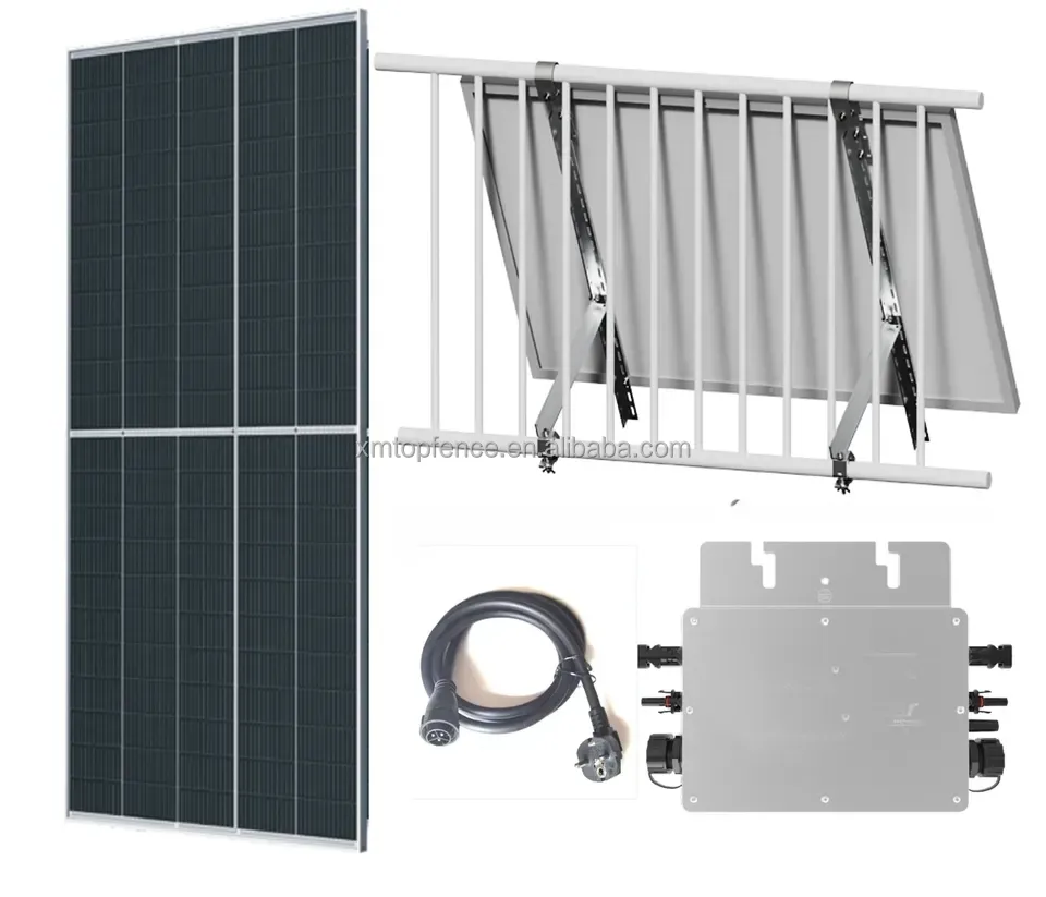 Solar balcony system easy to install Germany 800W panel inverter mounting system