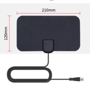 Bán Hot màng mỏng UHF VHF kỹ thuật số miễn phí kênh địa phương TV Omni 28dBi khuếch đại 4 gam trong nhà 8K 4K 1080p Thông minh TV Antenna - Product Image 5