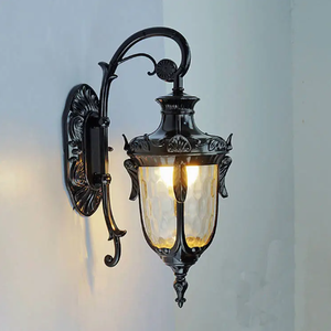 Moderno creativo retro al aire libre accesorio luminaria linterna jardín LED lámparas de pared para el hogar - Product Image 3