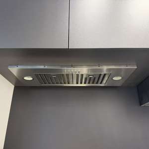 Hotte de cuisine en acier inoxydable de 28 pouces, 1000 m³/h, avec filtre à déflecteurs, moteur ultra silencieux, 3 vitesses, éclairage LED - Product Image 3