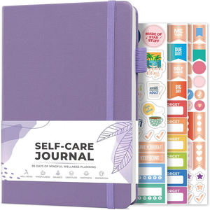 Journal de soins personnels A5 personnalisable 2026, carnet de réflexion quotidienne, planificateur de santé mentale et de <span class=keywords><strong>d</strong></span>éveloppement personnel, journal de méditation et <span class=keywords><strong>d</strong></span>'humeur - Product Image 1