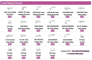 EAGLE Fittings TEE Bochtstuk RVS Hoge/Lage Druk Geschroefde Ferrule Las Slangkoppeling 304 BSPP BSPT NPT G Vrouwelijk Mannelijk - Product Image 5