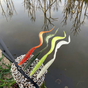 Trota Bass Carp attirando lombrico pesca morbida in <span class=keywords><strong>Silicone</strong></span> artificiale esca dura fiume fiume fiume barca oceano pesca in acqua salata - Product Image 5