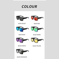 Lunettes de soleil polarisées carrées classiques pour hommes, protection UV400, monture légère en TR90, pour la conduite, la pêche, lunettes de soleil tendance, Gafas