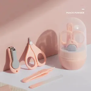 Aanpasbare Uiterlijk Mini Baby Care Tools 4 Delige Set Voor Baby Persoonlijke Hygiëne Schoonmaken