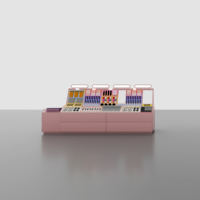 Vitrine de présentation cosmétique sur mesure, écologique, avec éclairage LED, pour magasin de détail et salle d'exposition, haute valeur, pour cosmétiques et parfums