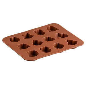 <span class=keywords><strong>Moule</strong></span> à chocolat en silicone hibou 12 cavités, plateau de cuisson pour barres chocolatées, qualité alimentaire, pour gâteaux DIY, fondant, chocolaterie - Product Image 4
