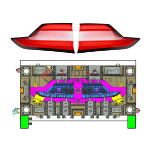 Molde de luz trasera automotriz Molde de lámpara de coche 2K Molde de lente Fabricante de herramientas en Taizhou - Product Image 4