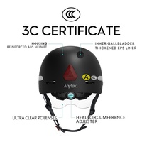 Caméra de casque HD pour la moto, les sports et la sécurité, avec WiFi et prise en charge de la haute définition 4K, caméra d'action pour vélo