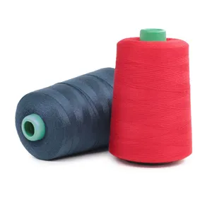 40/2 4000 meters/cone Bulk sewing thread 100% polyester white cone thread for sewing tailor chalk thread nylon miyuki