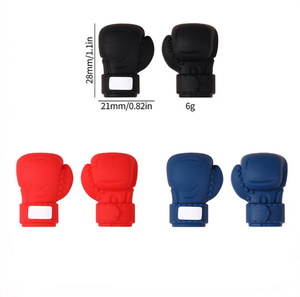 Al por mayor Guantes de Boxeo 3D, Cuentas Sueltas de PVC y Silicona 3D con Diseños de Anime, Deportes y Dibujos Animados <span class=keywords><strong>para</strong></span> Bolígrafos y Fabricación de Joyas - Product Image 2