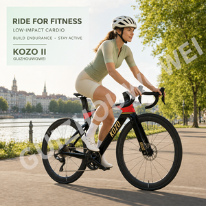 จักรยานฟิตเนสน้ำหนักเบา 700C Ultegra Di2 ระบบดิสก์ไฮดรอลิก สำหรับคาร์ดิโอและการควบคุมน้ำหนัก Kozo2-8170 KOZO II คุณภาพสูง - Product Image 2