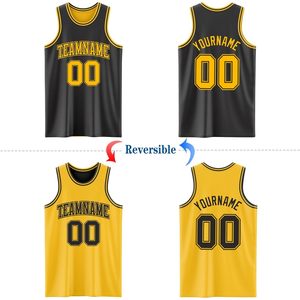 Camisetas de Baloncesto Reversibles Personalizadas para Hombre y Jóvenes, Diseña Tus Propias Camisetas Deportivas con Nombre y Logotipo Impresos, Tallas XS a 5XL - Product Image 2