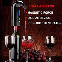 Mini décanteur électrique intelligent pour spiritueux, whisky et vin, aérateur et distributeur de vin, accessoires de bar durables
