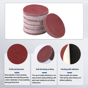 Discos de Papel de <span class=keywords><strong>Lija</strong></span> Autoadhesivos de Alta Dureza de 5 Pulgadas OEM, Diseño Antiobstrucción para Eliminar Pintura de Madera - Product Image 6