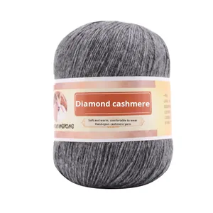 Filo di Lana Cashmere <span class=keywords><strong>Diamantato</strong></span> Medio-Grosso 6+6, Filo per Cucito con Filo d'Acciaio Rivestito in Aramide, Modello A35 Hebei - Product Image 1