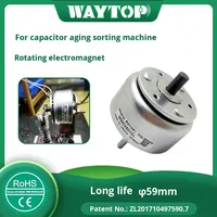 Electroimán Rotatorio de Cobre de Larga Duración con Reinicio Automático por Fallo de Energía, Máquina Clasificadora de Envejecimiento de Capacitores, Directo de Fábrica Waytop
