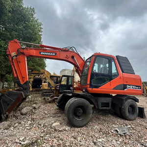 Excavadora de Ruedas Usada Doosan DH210W-7 con Motor, Caja de Cambios y Engranajes - 21 Toneladas de Peso Operativo para Uso en Construcción - Product Image 6